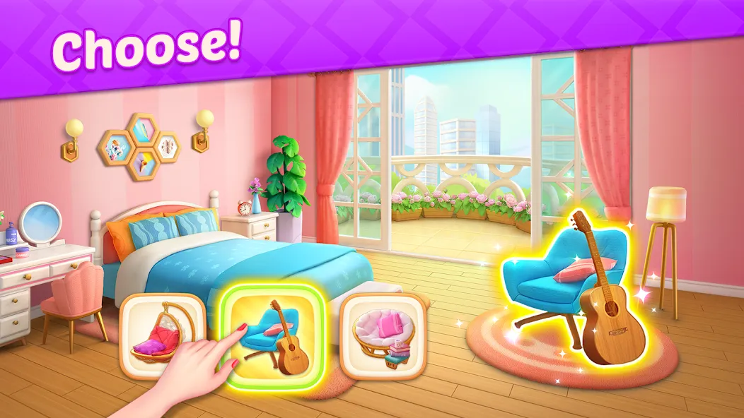 Design Diary - Match 3 &amp; Home [MOD: безлимитные монеты и открыты все уровни] Screenshot 3