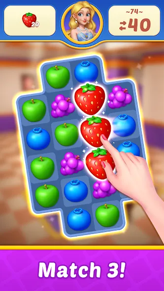 Fruit Diary 2: Manor Design [MOD: безлимитные монеты и открыты все уровни] Screenshot 2