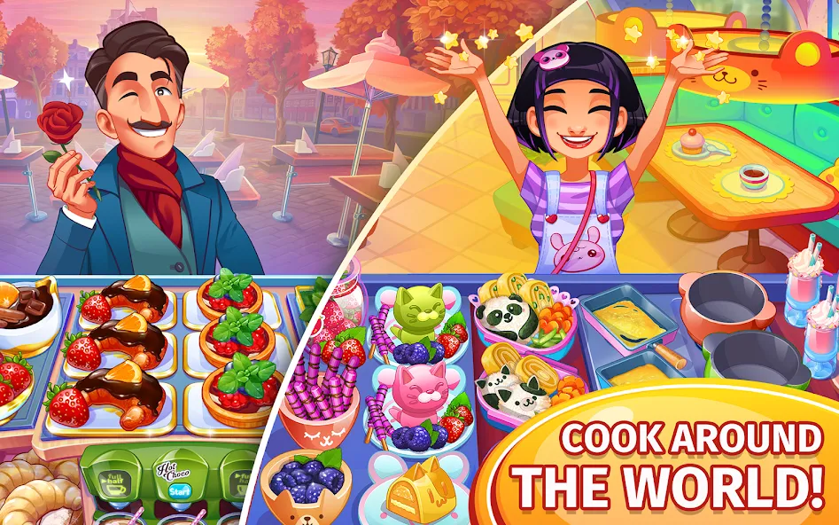Cooking Craze: Restaurant Game [MOD: безлимитные монеты и алмазы] Screenshot 2