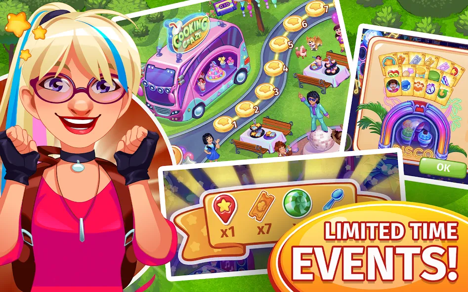 Cooking Craze: Restaurant Game [MOD: безлимитные монеты и алмазы] Screenshot 4