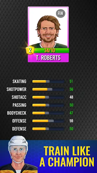 Superstar Hockey [MOD: безлимитные деньги и энергия] Screenshot 5