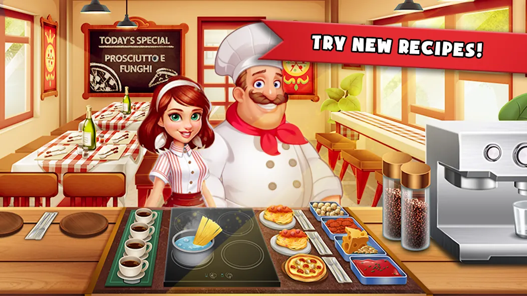 Cooking Madness: A Chef's Game [MOD: безлимитные монеты и жизни] Screenshot 1