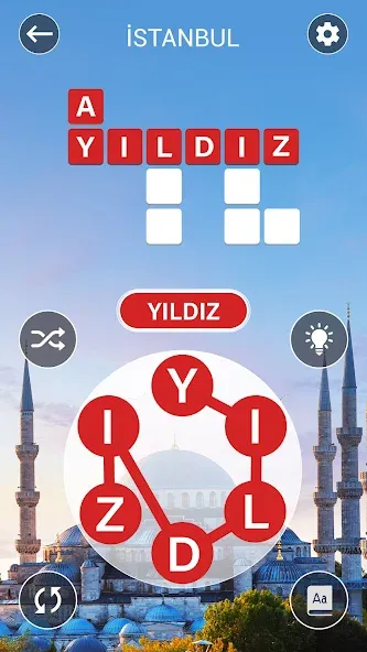 Kelime Gezmece [MOD: безлимитные подсказки и открыты все уровни] Screenshot 3