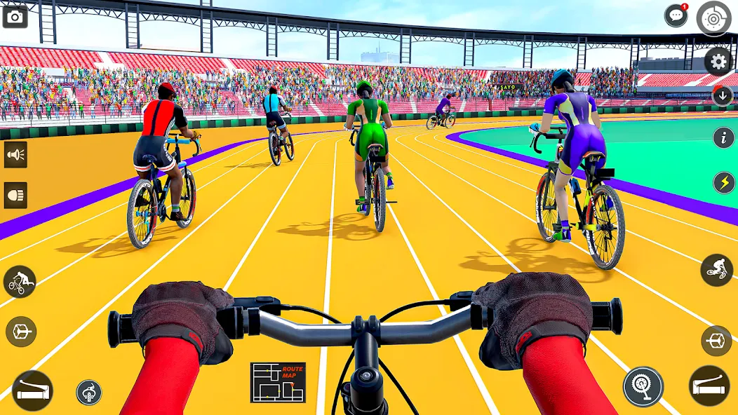 BMX Cycle Race 3d Cycle Games [MOD: безлимитные деньги и все велосипеды] Screenshot 1