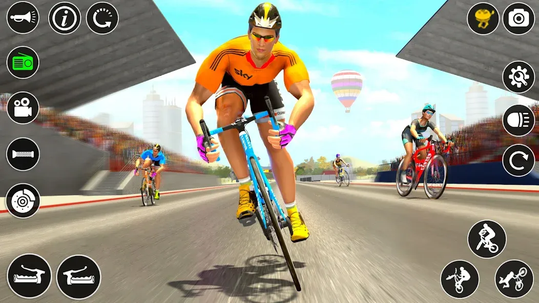 BMX Cycle Race 3d Cycle Games [MOD: безлимитные деньги и все велосипеды] Screenshot 2