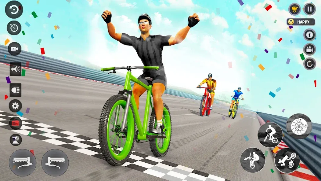 BMX Cycle Race 3d Cycle Games [MOD: безлимитные деньги и все велосипеды] Screenshot 3