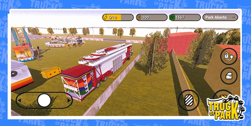 Truck Of Park Itinerante [MOD: безлимитные деньги и все уровни] Screenshot 2