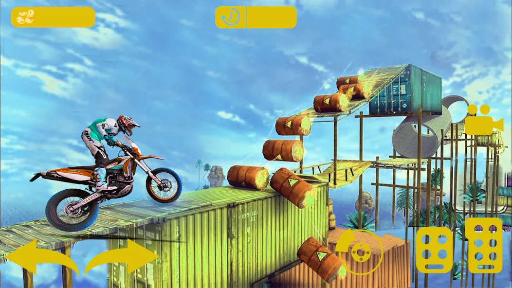 Bike stunt 3d games-Bike games [MOD: открыты все мотоциклы и уровни] Screenshot 1