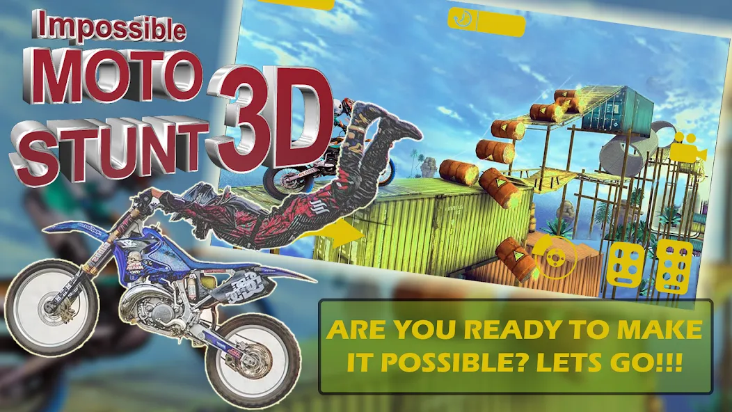 Bike stunt 3d games-Bike games [MOD: открыты все мотоциклы и уровни] Screenshot 5