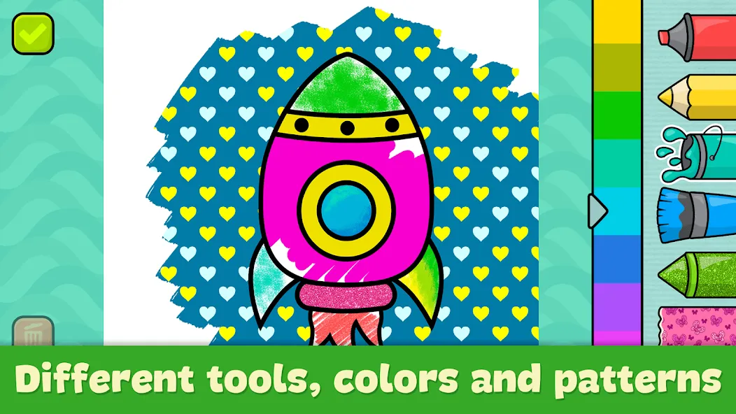 Coloring Book - Games for Kids [MOD: все раскраски и палитры открыты] Screenshot 2
