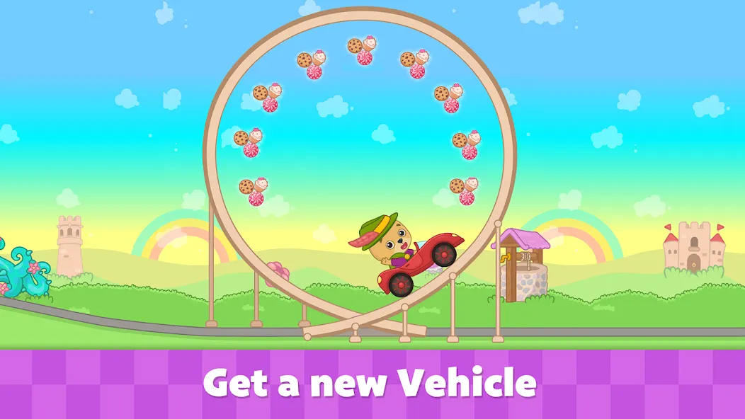 Bimi Boo Car Games for Kids [MOD: открыты все машинки и уровни] Screenshot 2