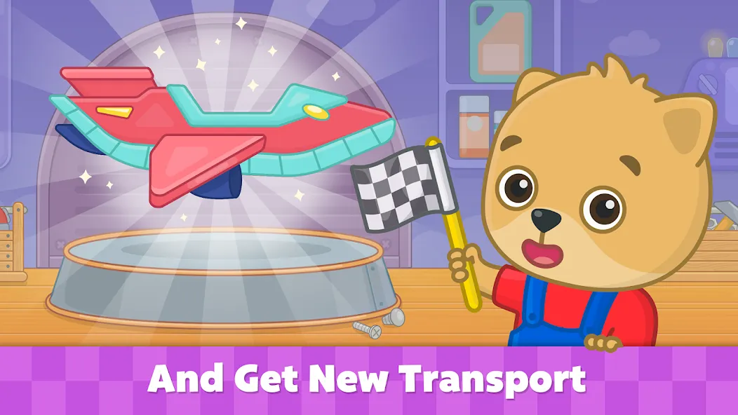 Bimi Boo Car Games for Kids [MOD: открыты все машинки и уровни] Screenshot 5