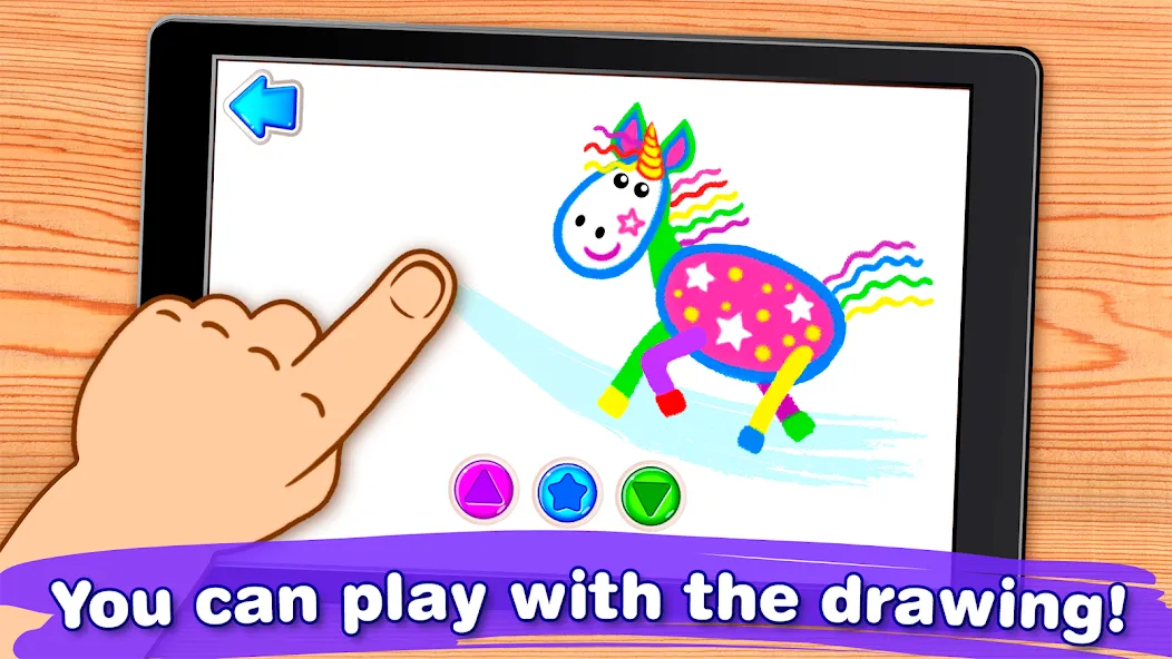 Bini Drawing for Kids Games [MOD: все инструменты рисования разблокированы] Screenshot 5