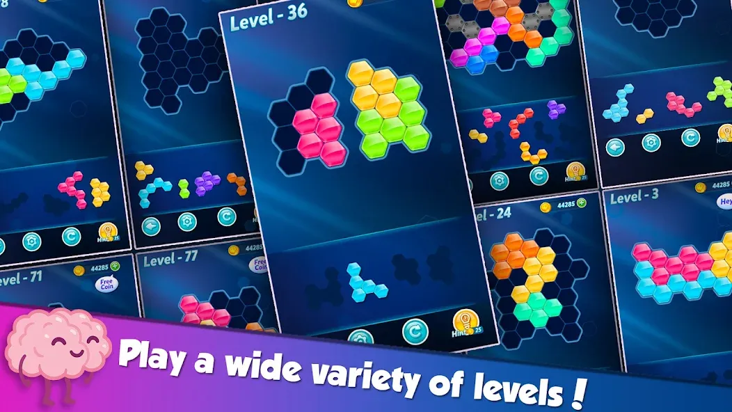 Block! Hexa Puzzle™ [MOD: без рекламы и все уровни открыты] Screenshot 2