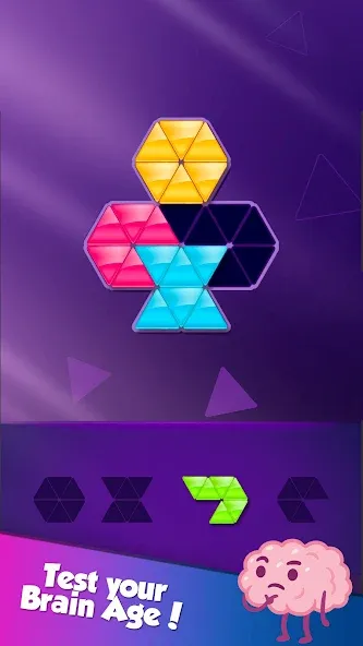 Block! Triangle Puzzle:Tangram [MOD: без рекламы и все фигуры открыты] Screenshot 5