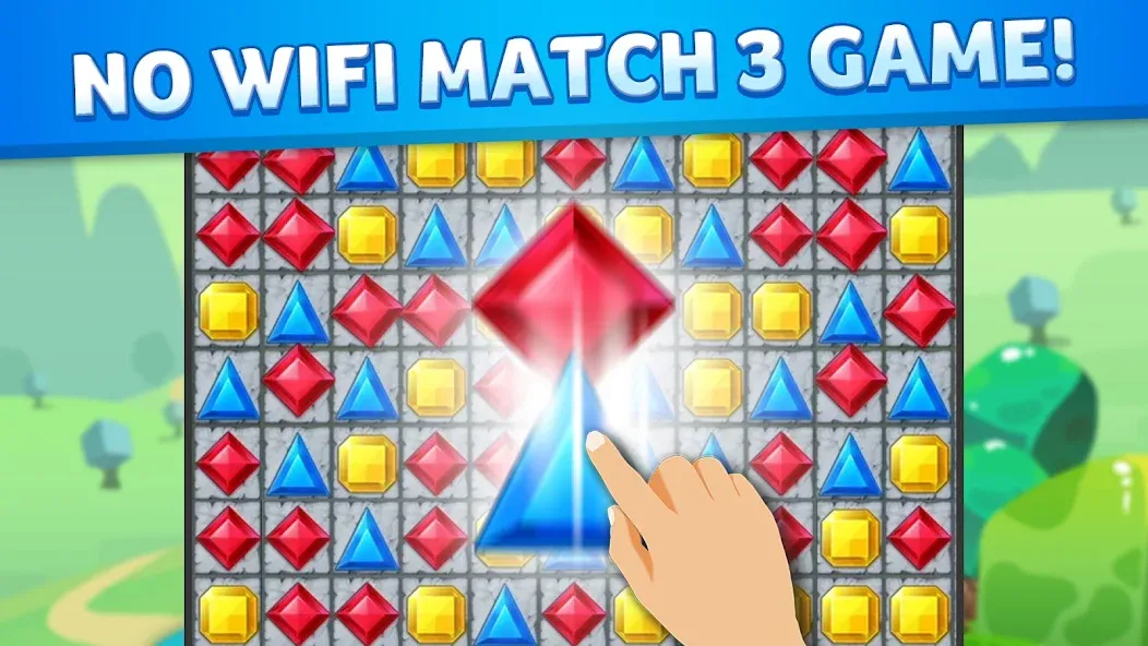 Jewel Match King [MOD: безлимитные жизни и подсказки] Screenshot 1