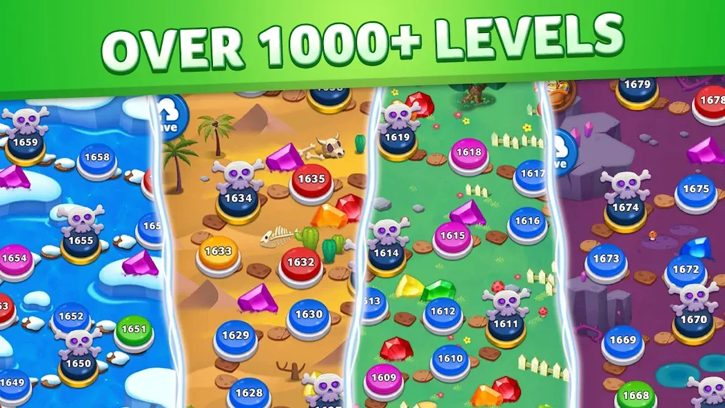 Jewel Match King [MOD: безлимитные жизни и подсказки] Screenshot 3
