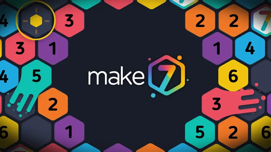 Make7! Hexa Puzzle [MOD: безлимитные ходы и подсказки] Screenshot 1