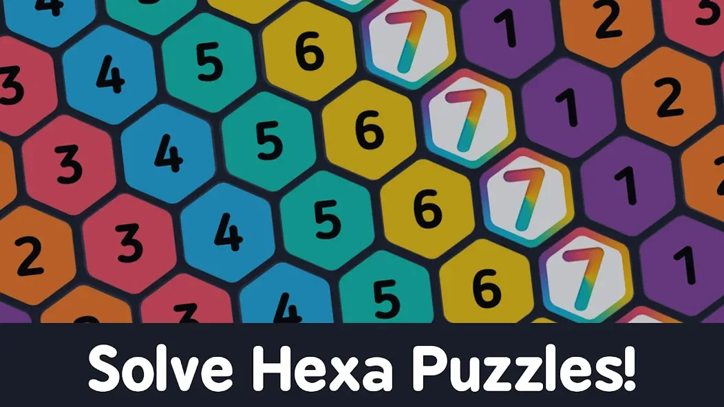 Make7! Hexa Puzzle [MOD: безлимитные ходы и подсказки] Screenshot 2