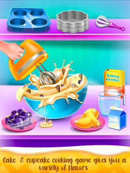 Cake Maker Cooking Cake Games [MOD: безлимитные деньги и всё открыто] Screenshot 4