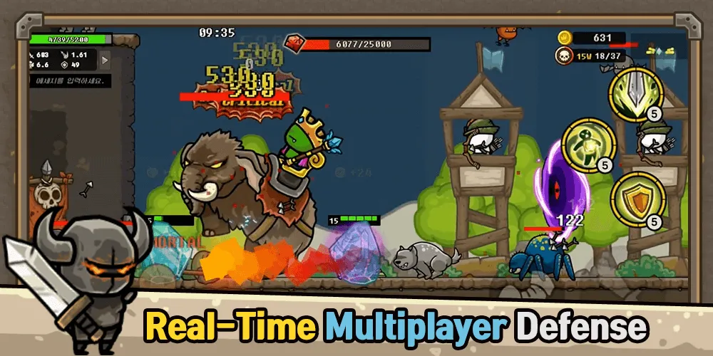 Castle Defense Online [MOD: безлимитные ресурсы и усиленная защита] Screenshot 1