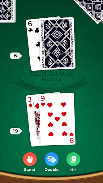 Blackjack [MOD: безлимитные фишки и легкие победы] Screenshot 2