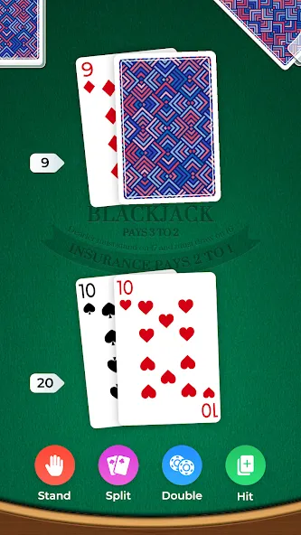 Blackjack [MOD: безлимитные фишки и легкие победы] Screenshot 4