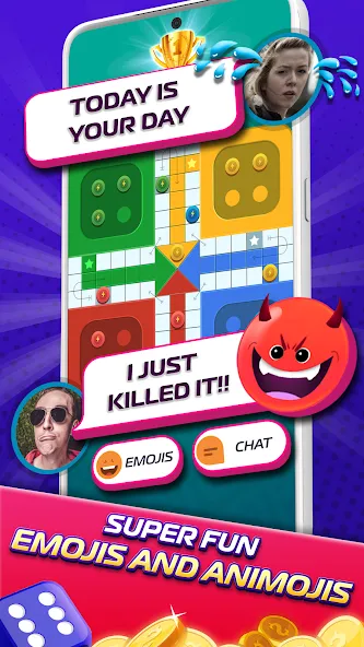 Ludo SuperStar- Board Game [MOD: безлимитные монеты и всё открыто] Screenshot 5