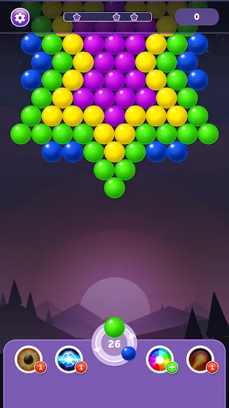 Bubble Shooter Rainbow [MOD: безлимитные монеты и жизни] Screenshot 1
