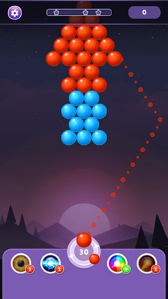 Bubble Shooter Rainbow [MOD: безлимитные монеты и жизни] Screenshot 3