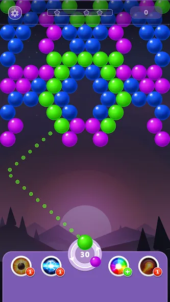 Bubble Shooter Rainbow [MOD: безлимитные монеты и жизни] Screenshot 4