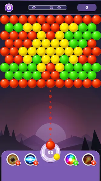 Bubble Shooter Rainbow [MOD: безлимитные монеты и жизни] Screenshot 5
