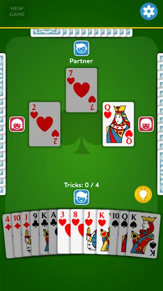 Spades - Card Game [MOD: без рекламы и бесконечные монеты] Screenshot 1