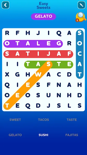 Word Search - Word Puzzle Game [MOD: безлимитные подсказки и открыты уровни] Screenshot 5