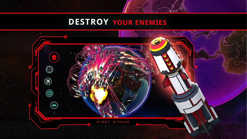 First Strike [MOD: безлимитные ресурсы и ядерное оружие] Screenshot 5