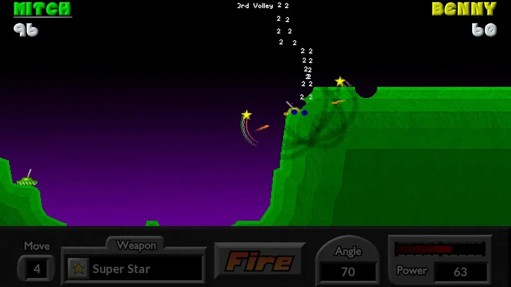 Pocket Tanks [MOD: безлимитные деньги и оружие] Screenshot 4