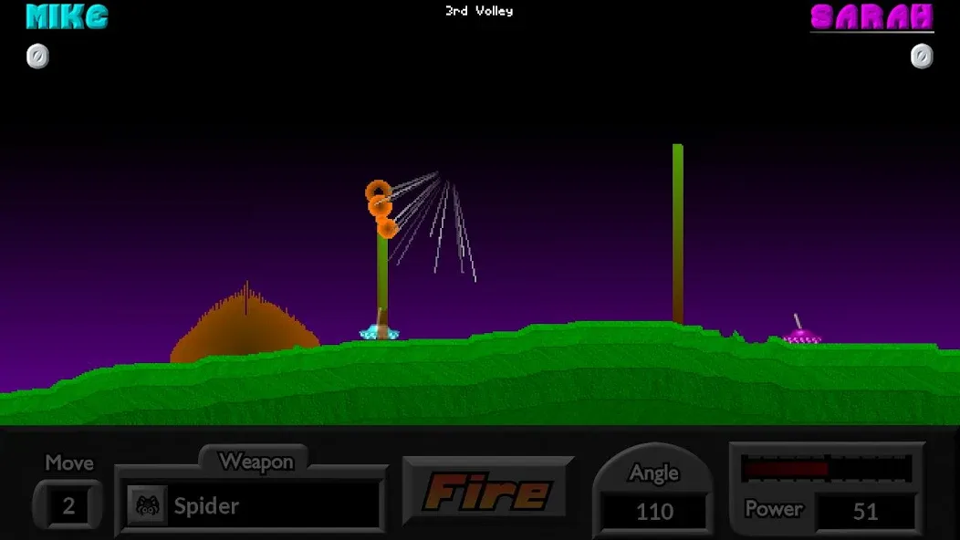Pocket Tanks [MOD: безлимитные деньги и оружие] Screenshot 5