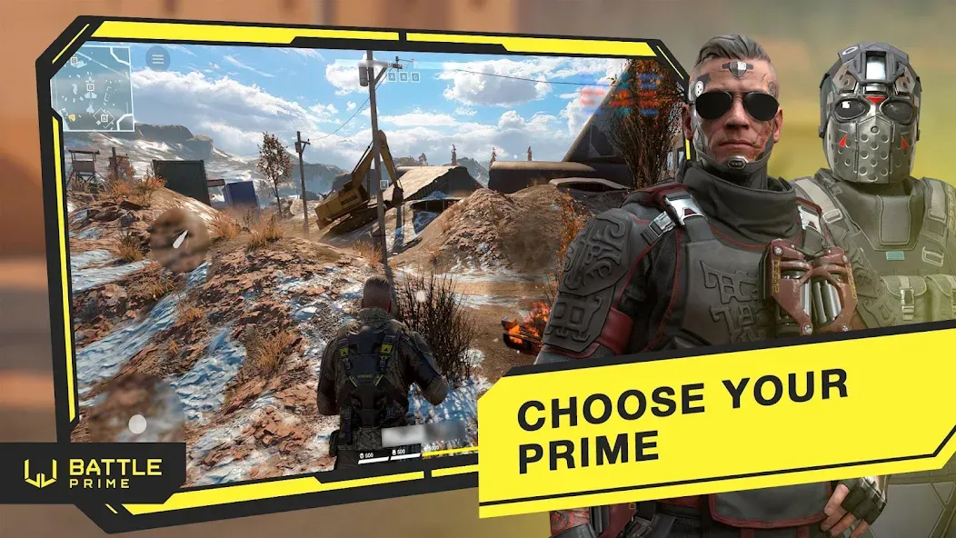 Battle Prime: FPS gun shooting [MOD: безлимитные деньги и оружие] Screenshot 4