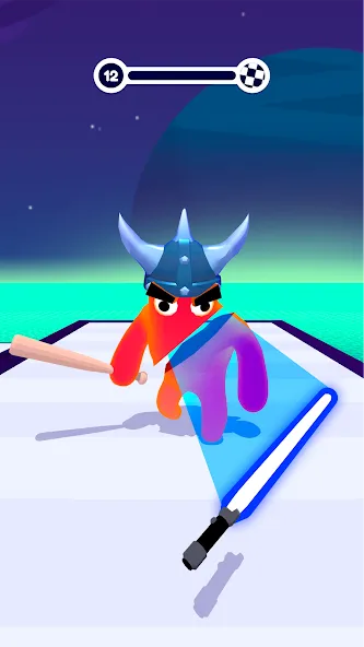 Blob Shooter 3D — Assassin Hit [MOD: безлимитные монеты и патроны] Screenshot 1