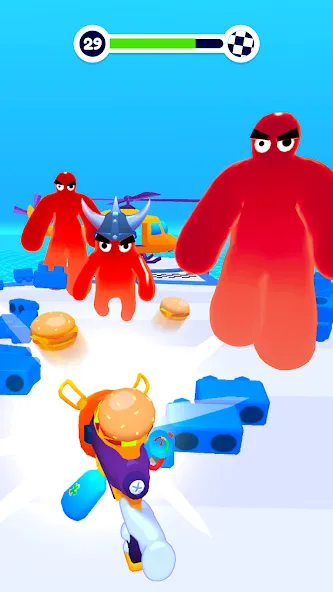 Blob Shooter 3D — Assassin Hit [MOD: безлимитные монеты и патроны] Screenshot 4