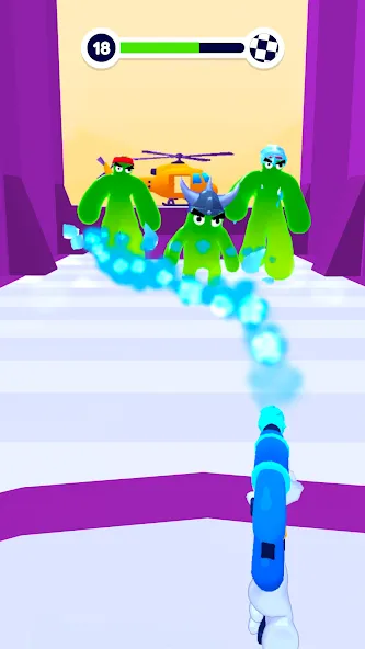 Blob Shooter 3D — Assassin Hit [MOD: безлимитные монеты и патроны] Screenshot 5