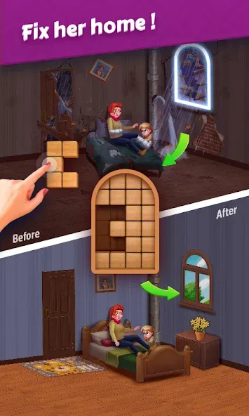 Jigsaw Puzzles - Block Puzzle [MOD: без рекламы и все пазлы открыты] Screenshot 3