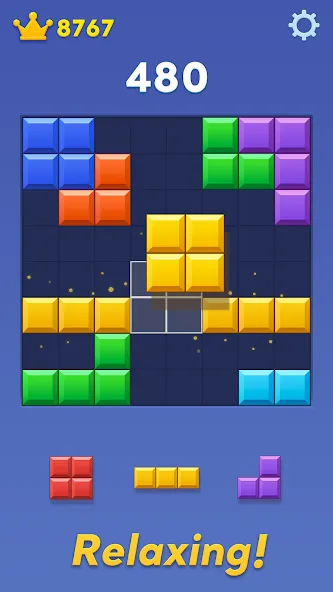 Block Blast! [MOD: безлимитные бустеры и монеты] Screenshot 2