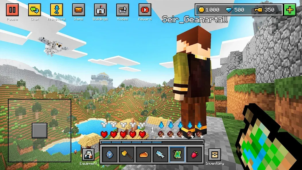 Block World 3D: Craft &amp; Build [MOD: много ресурсов и открыты скины] Screenshot 5