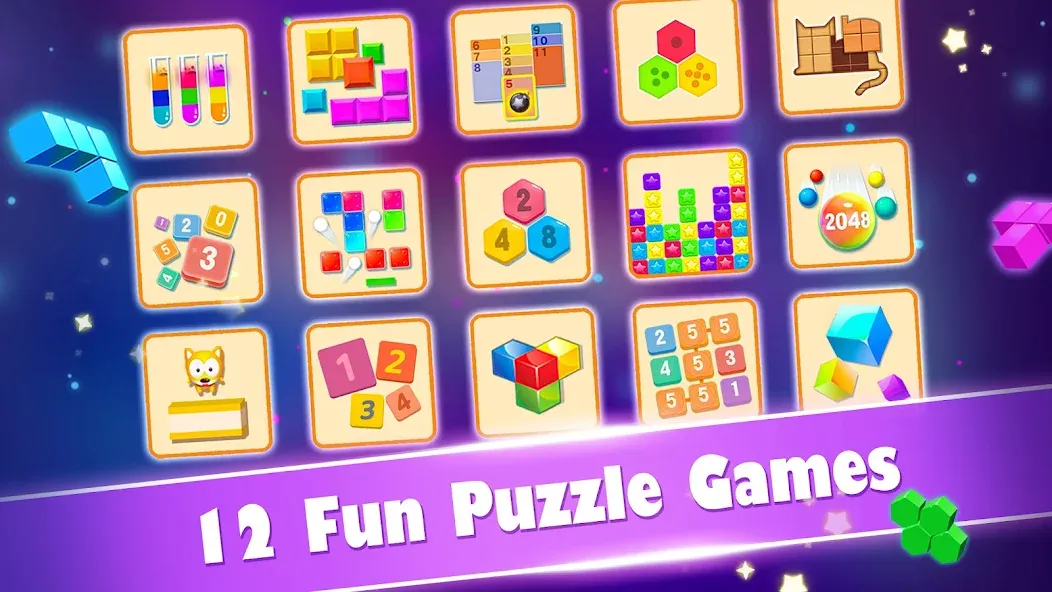 Block Gems: Block Puzzle Games [MOD: безлимитные подсказки и бустеры] Screenshot 1