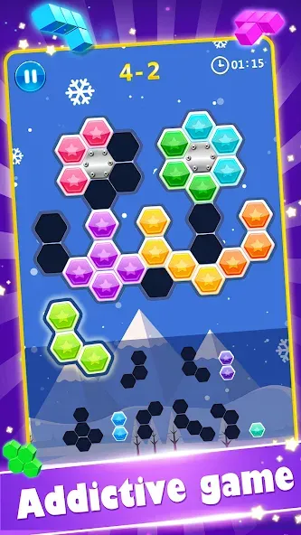 Block Gems: Block Puzzle Games [MOD: безлимитные подсказки и бустеры] Screenshot 3