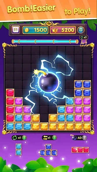 Block Puzzle: Block Blast! [MOD: без рекламы и безлимитные подсказки] Screenshot 2