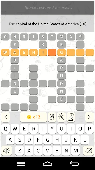 CrossWords 10 [MOD: безлимитные подсказки и открыты все уровни] Screenshot 2
