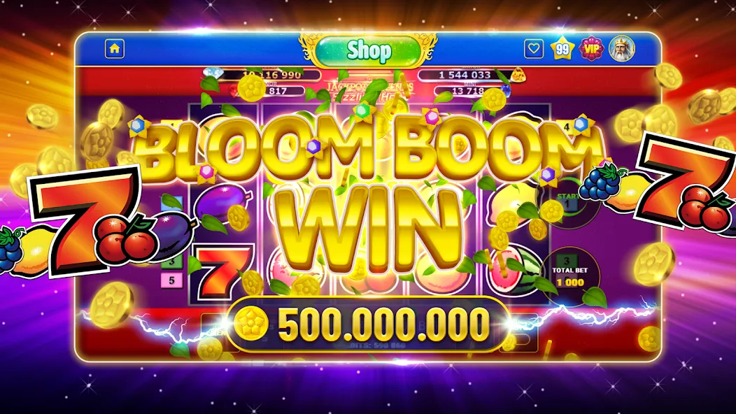 Bloom Boom Casino Slots Online [MOD: безлимитные монеты и бонусы] Screenshot 1