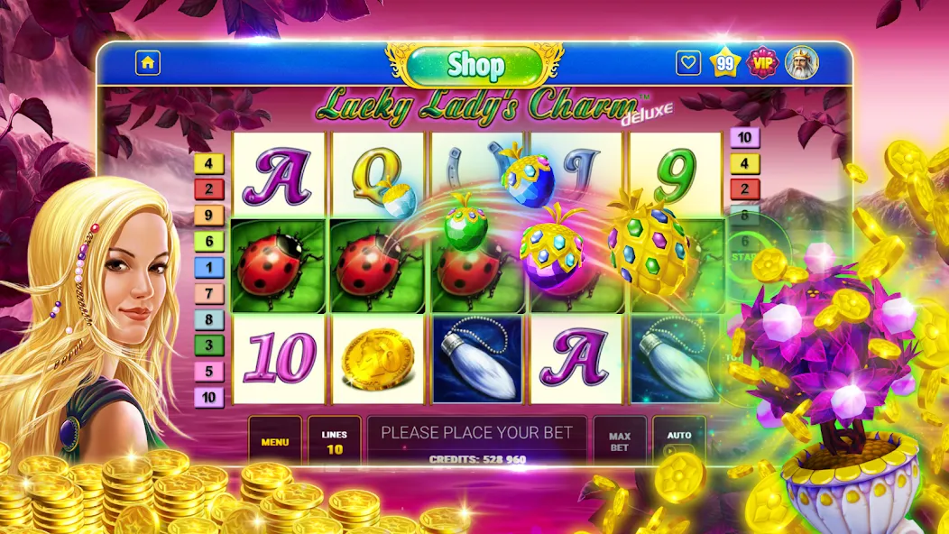 Bloom Boom Casino Slots Online [MOD: безлимитные монеты и бонусы] Screenshot 3